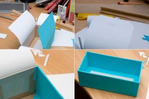 cách làm hộp quà bằng giấy bìa cứng