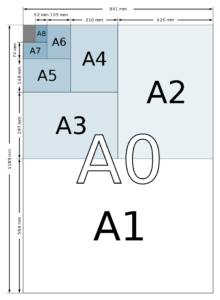 a6 kích thước