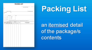 packing list mau