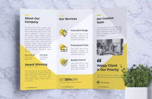 mẫu brochure