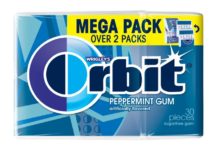 Kẹo cao su ORBIT đổi mới với gói Mega 30 miếng bền vững hơn, được thiết kế để giúp giảm thiểu chất thải nhựa trong quan hệ đối tác với How2Recycle