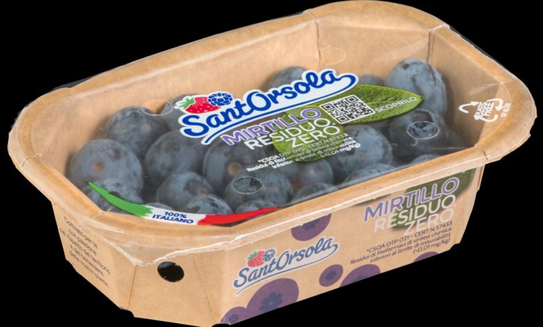 Sant'Orsola chọn NatureFlex cho gói bluberry